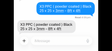 BRAND NEW , powder coated  / mesh / 
